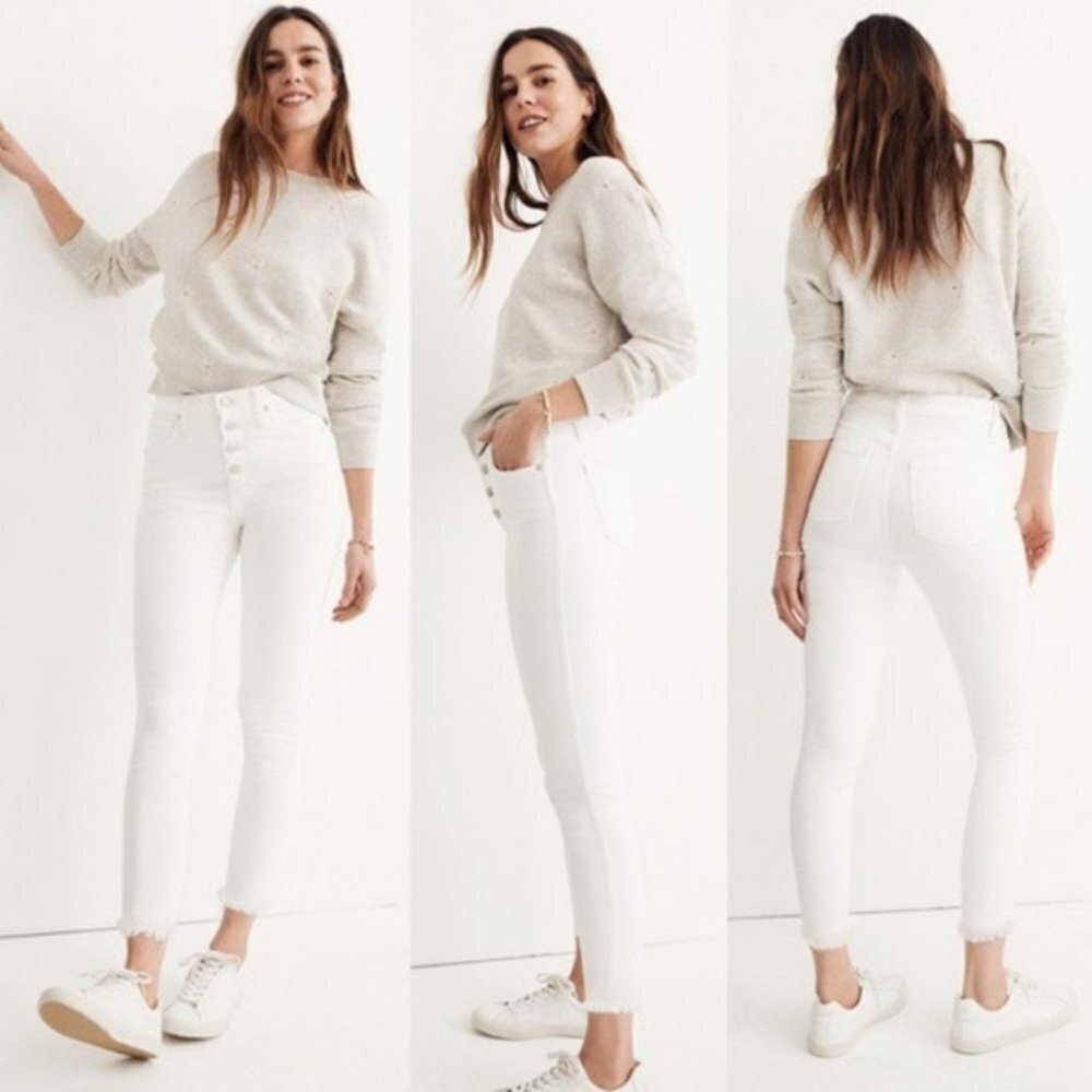 NWT Madewell 10" High-Rise Skinny Crop Jeans